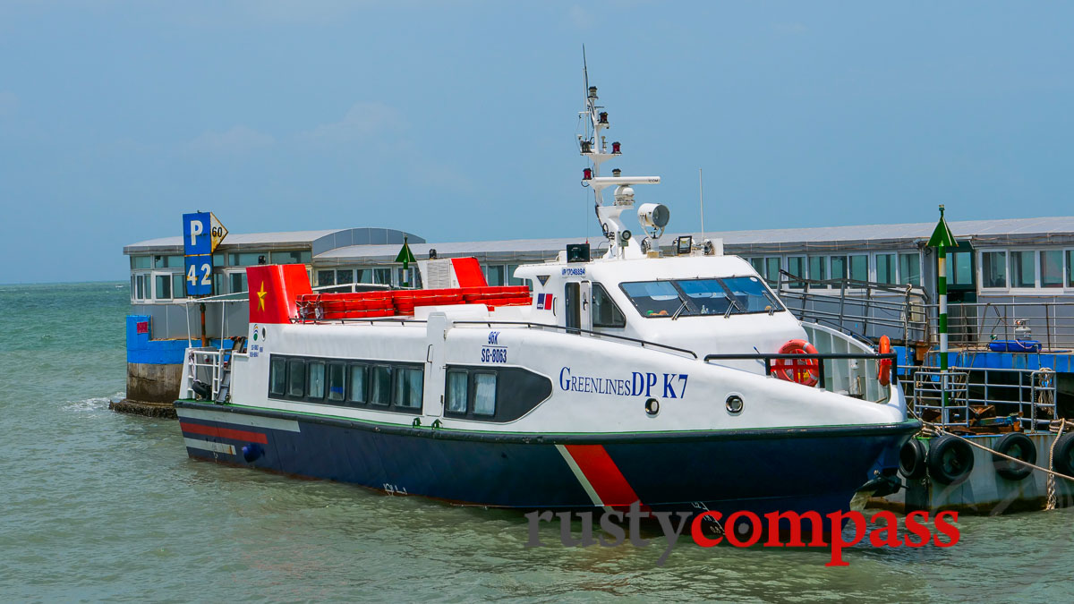 Greelines boats operate between Vung Tau and Saigon